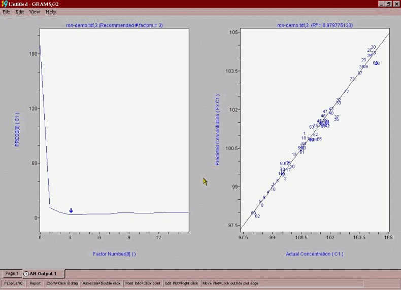Developing a Model in the Galactic Grams PLS/IQ Environment - image18